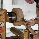 5.5" 4 Jaw Key Self-Centering Woodlathe Chuck, Thread 1-1/4"x8TPI", with Dovetail Jaws, Wood Screw, Thread adaptor to 1"x8TPI, Two Nylon Washers, Chuck Key and T Handle Key for Woodturning Lathe.